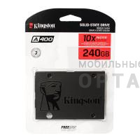 Жесткий диск SSD Kingston 240GB  A400, SATA-III, R/W - 350/500 MB/s, 2.5", TLC