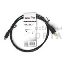 Кабель TELECOM USB 2.0 - mini-B, чёрный, 1 м. (1/250)