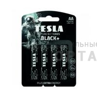 Элемент питания TESLA BATTERIES AA BLACK+ LR06/BLISTER FOIL 4 PCS (4/48/480/25920)