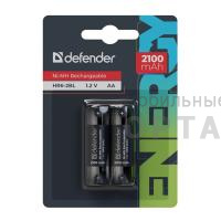 Аккумулятор DEFENDER HR6 (2100 mAh) АА Ni-MH BL2 (20/200) Аккумулятор DEFENDER HR6 (2100 mAh) АА Ni-MH BL2 (20/200)