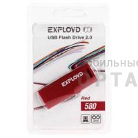 Флешка USB 16 Гб Exployd  580  красный